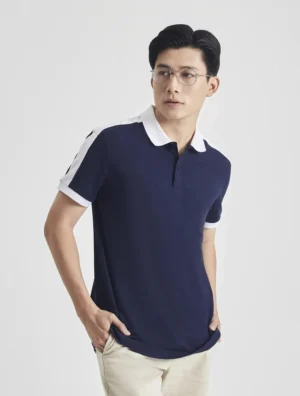 Áo polo nam phối màu ND008
